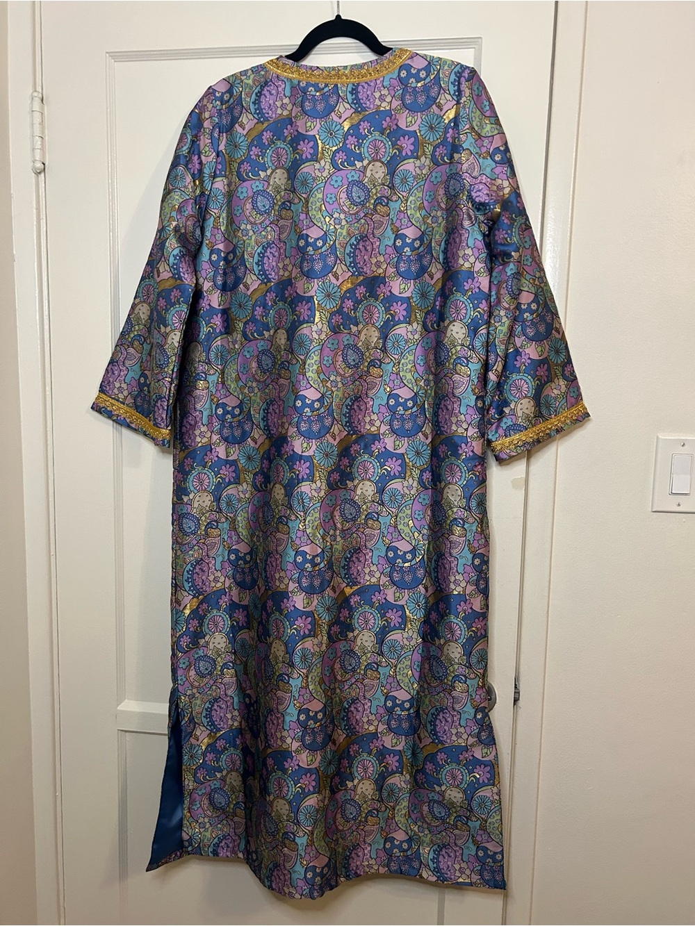 NWT - RARE The Hippie Shake Queen of Peace Psychedelic Brocade Coat US 6-8 - Picture 4 of 9